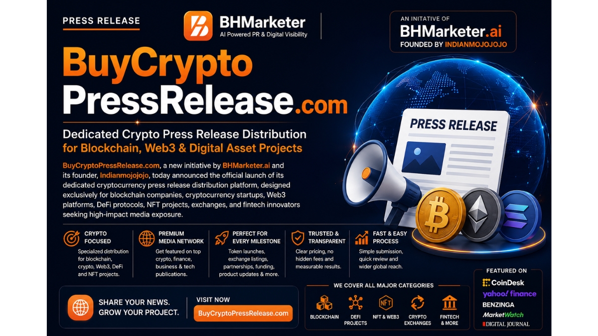 PNN-2026-07-22T154054.485 Buy Crypto Press Release dot com Launches as a New Initiative by BHMarketer.ai to Power Media Visibility for Blockchain and Web3 Projects