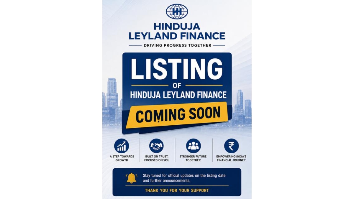 PNN-15-3 Growing with India. Growing with You. The Listing of Hinduja Leyland Finance (HLF) is expected soon