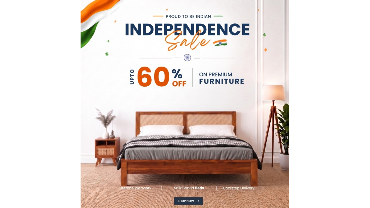 PNN-2026-08-06T141554.911 Saraf Furniture Celebrates Independence Day with Blockbuster ‘Upto 60% Off’ Sale on Premium Solid Wood Furniture