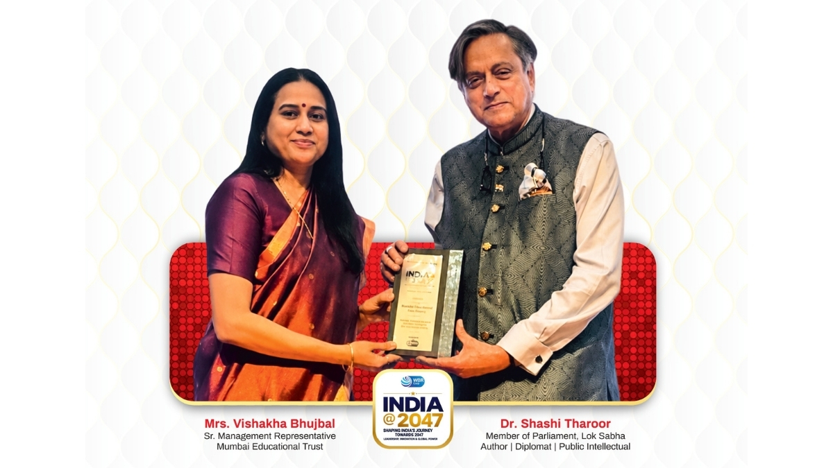 PNN-2026-08-31T131209.442 MET Honoured by Dr Shashi Tharoor at India@2047 Summit, IIT Delhi