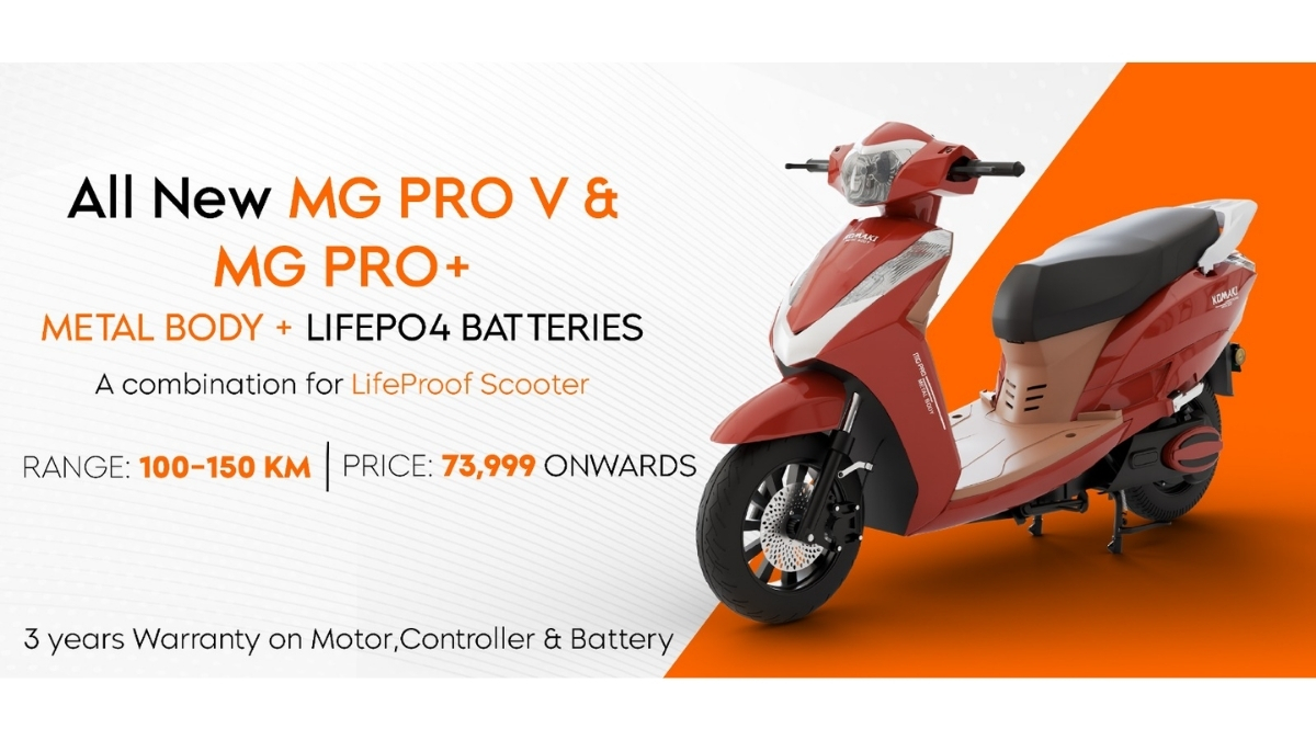 PNN-2026-08-31T161656.816 Komaki Surpasses 25,000 Orders for MG Pro V and MG Pro+; Targets 2 Lakh Sales by FY2026 End