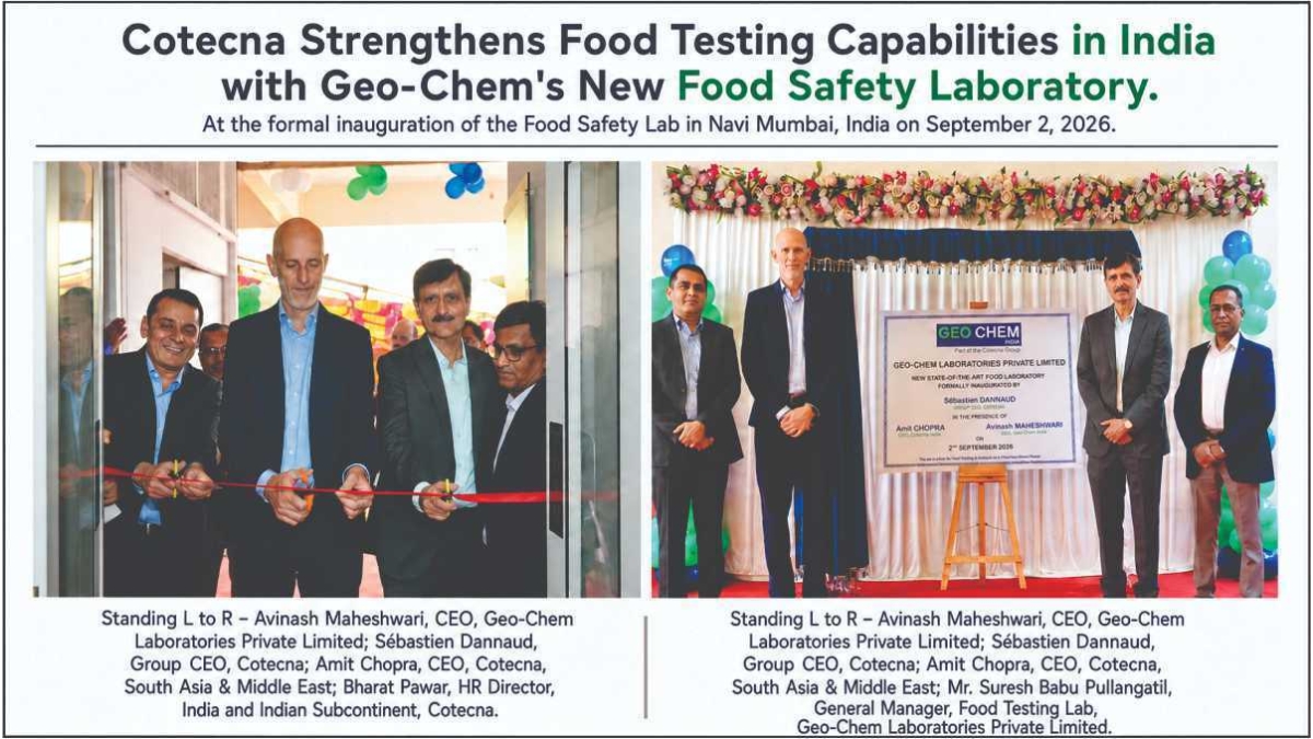 PNN-2026-09-02T135952137 Cotecna Strengthens Food Testing Capabilities in India with Geo-Chem’s New Food Safety Laboratory in Navi Mumbai, India