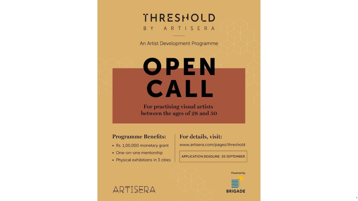 PNN-2026-09-08T135627.870 Brigade Group partners with Artisera for THRESHOLD, an Artist Development Programme supporting Indian artists through grants, mentorship & exhibitions