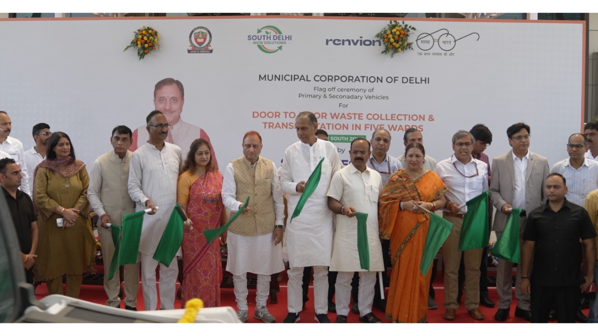 PNN-36 Renvion Begins Integrated Waste Collection Operations Across South Delhi, Deploying Large-Scale Electric Primary and Secondary Collection Fleet