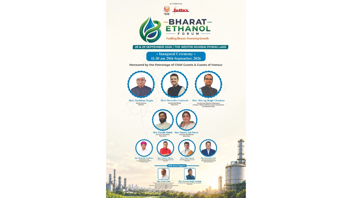 PNN-66 Bharat Ethanol Forum 2026 in Mumbai on September 28 and 29; focus shifts from E20 to E30
