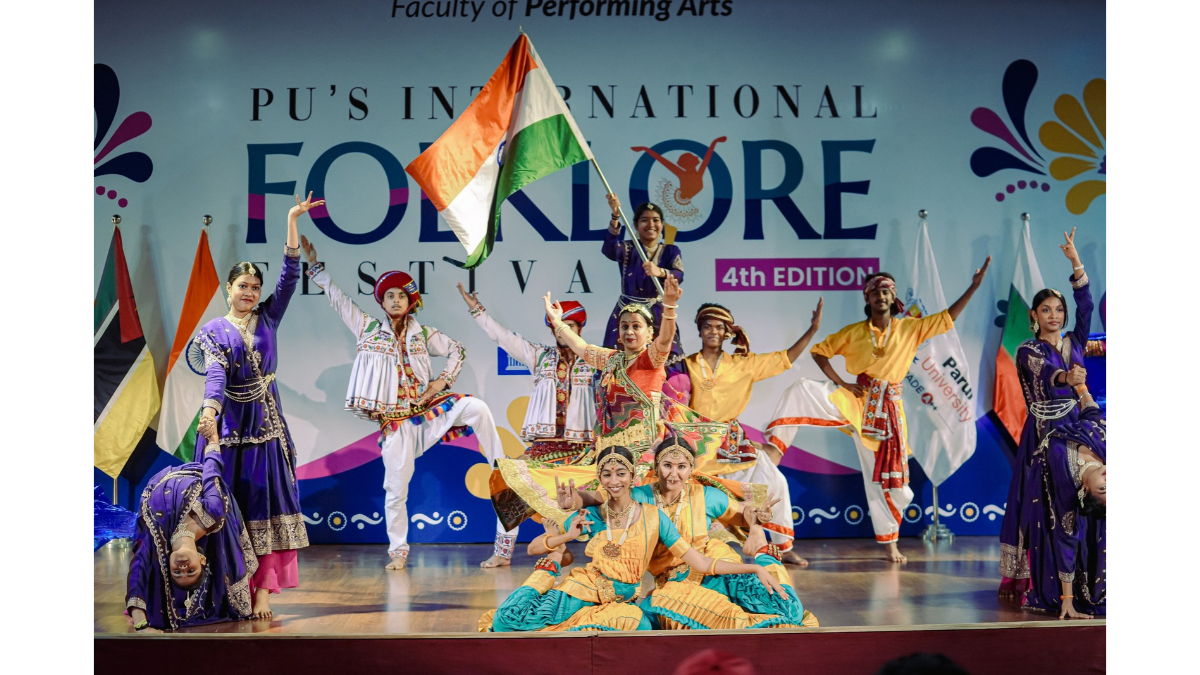 7 Parul University Celebrates Global Heritage and Cultural Exchange at 4th International Folklore Festival