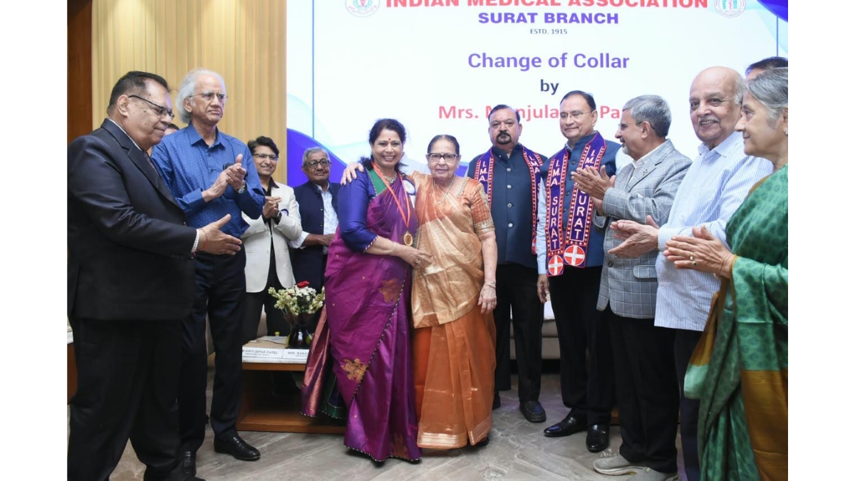 PNN-2-6 Dr. Dipti Patel Takes Oath as 111th President of IMA Surat