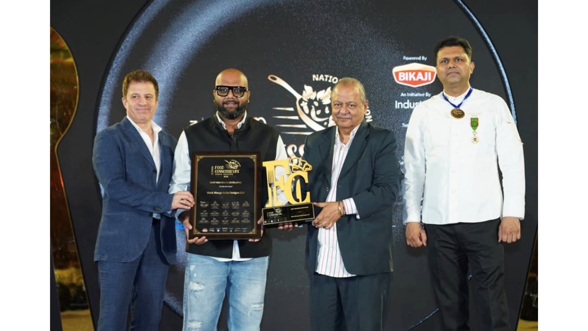 PNN-2026-10-13T153109.603 Gaurav Mangla’s Black Mango India Designs Wins ‘Best F&B Space Developer’ at Food Connoisseurs India Awards 2026