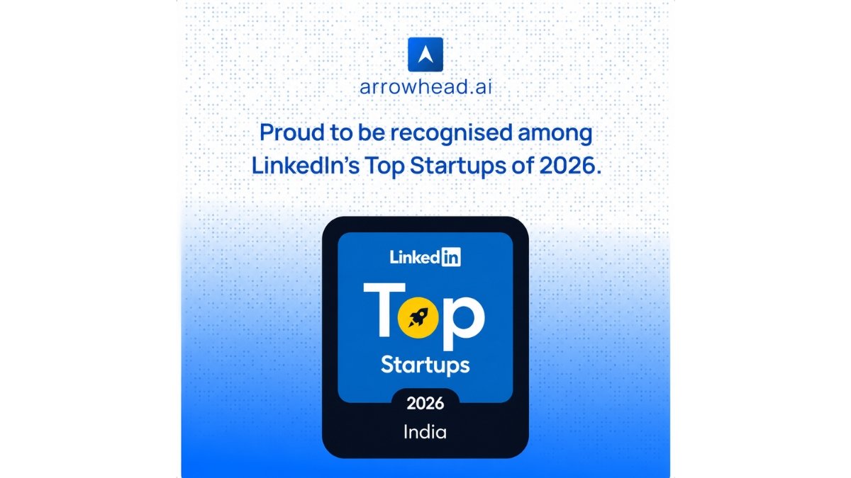 PNN-2026-10-14T152328457 Arrowhead Recognised Among India’s Top 20 Tech Startups in LinkedIn’s 2026 List