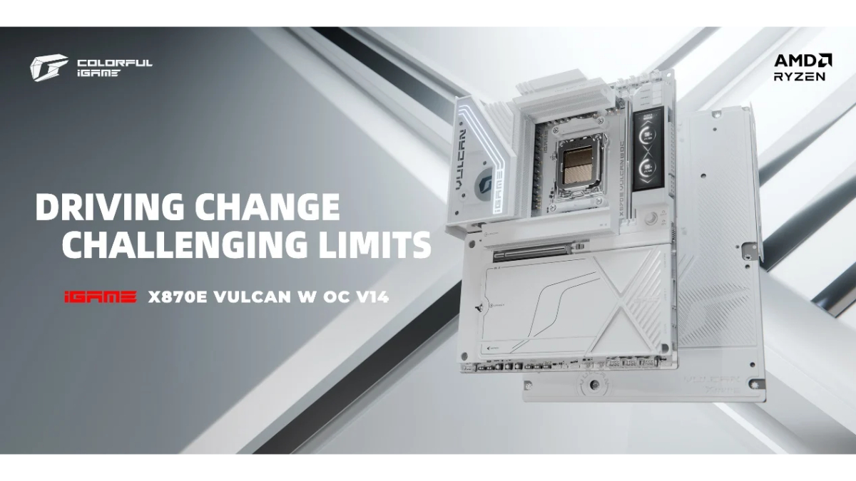 PNN-2026-10-15T174122.120 COLORFUL Launches the iGame X870E VULCAN W OC Motherboard
