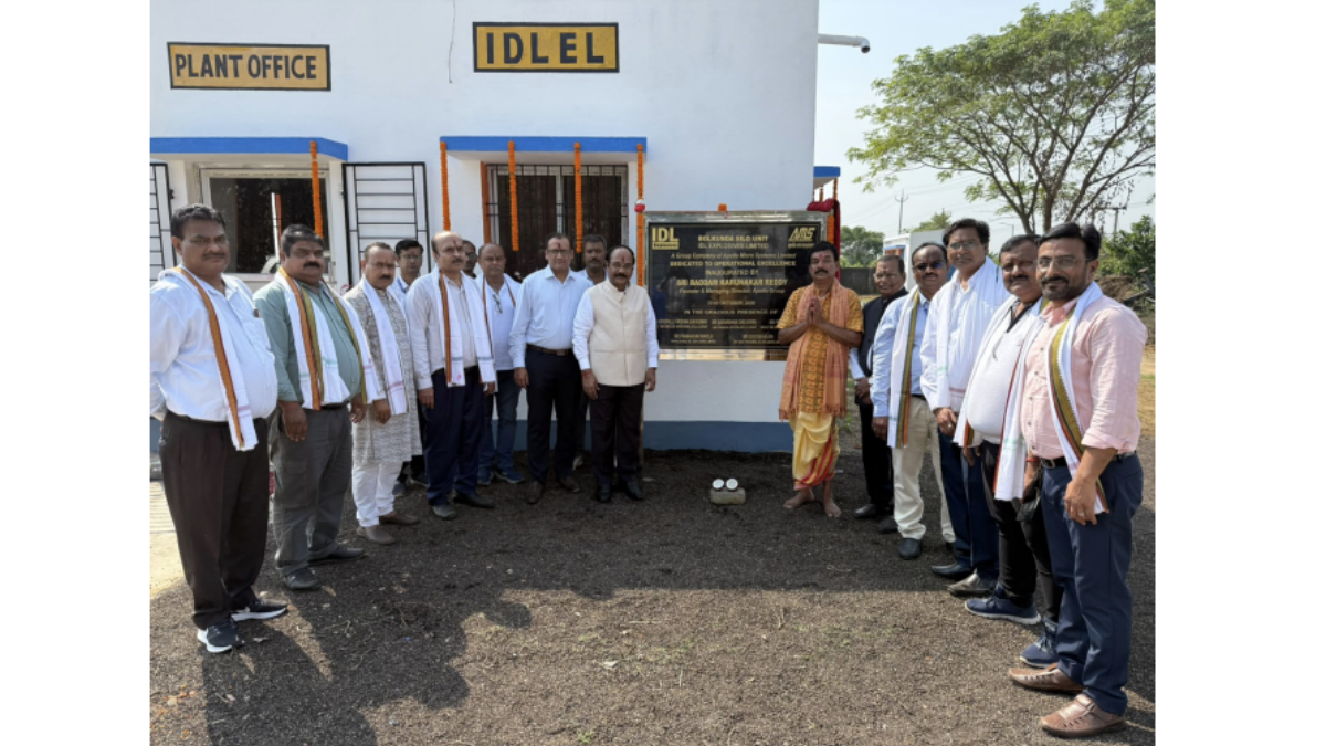 PNN-2026-10-22T132843.004 Sri Baddam Karunakar Reddy Inaugurates IDL Explosives’ 9,000 MT Bolkunda Silo Unit at Asansol