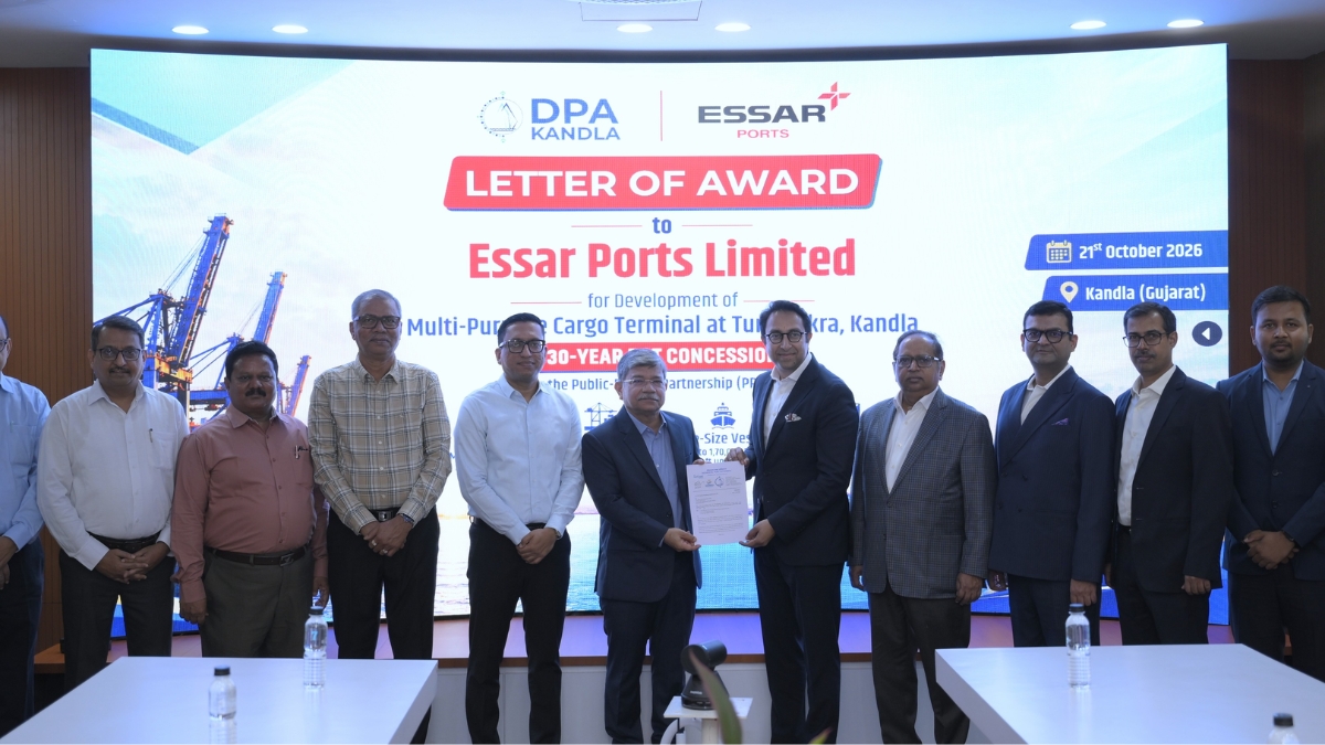 PNN-2026-10-22T184454.560 Deendayal Port Authority Awards Tuna Tekra Cargo Terminal Project to Essar Ports