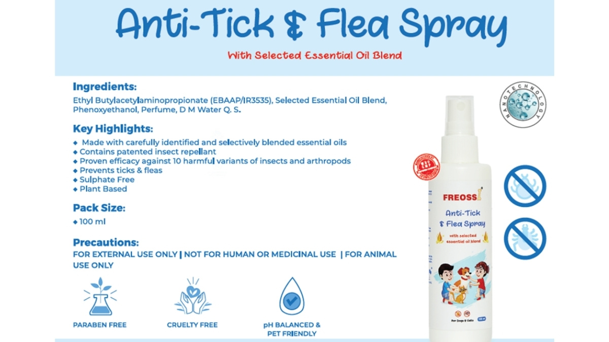 PNN-2026-10-27T091435.576 FREOSSI Anti-Tick & Flea Spray: Supporting Tick and Flea Protection During Everyday Pet Activities
